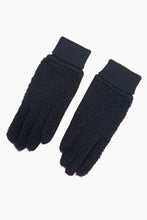 Load image into Gallery viewer, Winne Borg Fleece Gloves - Black