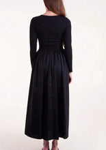 Load image into Gallery viewer, Clara Long Sleeve Maxi Dress - Navy