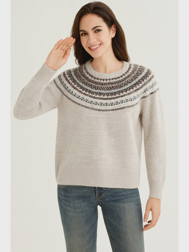 Rona Fair Isle Wool Blend Jumper