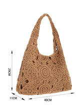 Load image into Gallery viewer, Maxine Crochet Shoulder Bag - Cream