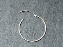 Load image into Gallery viewer, Large Hoop Earrings - Sterling Silver
