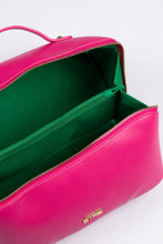 Load image into Gallery viewer, Mila Faux Leather Vanity Case - Fuchsia