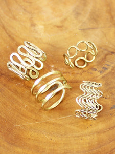 Circle Open Ring - Gold