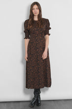 Load image into Gallery viewer, Hazel Animal Print Midi Dress - Brown Leopard