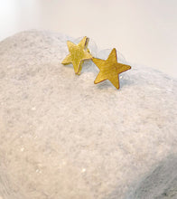 Load image into Gallery viewer, Small Star Stud Earrings - Gold