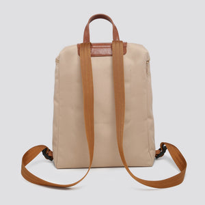 Hazel Canvas Backpack - Khaki