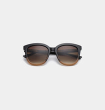 Load image into Gallery viewer, A.Kjærbede Billy Sunglasses - Black/Brown Transparent