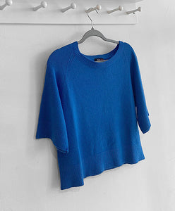 Aleks Three Quarter Sleeve Jumper - Royal Blue