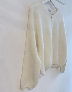 Alice Mohair Short Cardigan - Cream