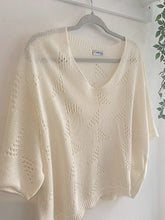 Load image into Gallery viewer, Alice Textured Knit Cotton Jumper - Cream