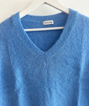 Load image into Gallery viewer, Anaïs Alpaca Wool Blend V Neck Tank Top -  Powder Blue