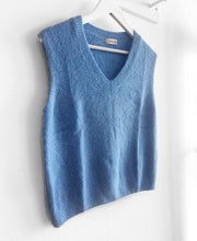 Load image into Gallery viewer, Anaïs Alpaca Wool Blend V Neck Tank Top -  Powder Blue