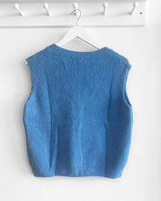 Load image into Gallery viewer, Anaïs Alpaca Wool Blend V Neck Tank Top -  Powder Blue