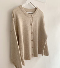 Load image into Gallery viewer, Andrea Wool Blend Short Cardigan - Beige