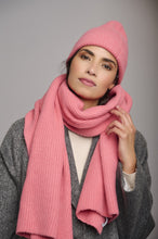 Load image into Gallery viewer, Rino &amp; Pelle Archie Fine Rib Knit Scarf - Flamingo