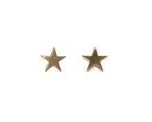 Load image into Gallery viewer, Small Star Stud Earrings - Gold