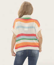 Load image into Gallery viewer, Charli Mohair Short Sleeve Stripe Jumper