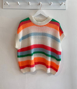 Charli Mohair Short Sleeve Stripe Jumper