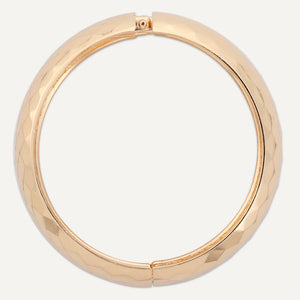Alesha Chunky Hinged Bracelet - Gold