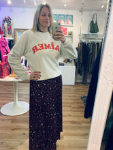 Load image into Gallery viewer, Athena Leopard Print Pleated Skirt - Wine