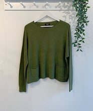 Load image into Gallery viewer, Elsa Two Pocket Jumper - Bosco Green