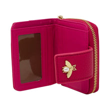 Load image into Gallery viewer, Small Bumble Bee Faux Leather Purse - Rose