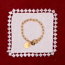 Load image into Gallery viewer, Iris &amp; I Mala Chain &amp; Charm Bracelet - Gold Plated