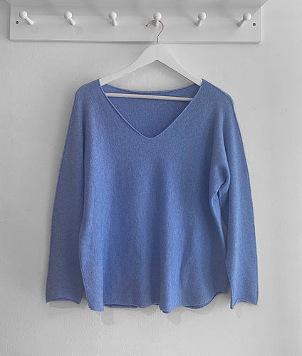 Isabella Soft Knit Jumper - Powder Blue