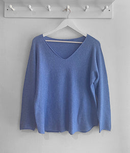 Isabella Soft Knit Jumper - Powder Blue