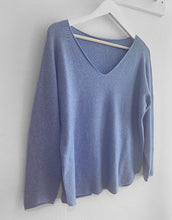 Load image into Gallery viewer, Isabella Soft Knit Jumper - Powder Blue