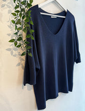 Load image into Gallery viewer, Jessica Fine Knit Jumper - Navy