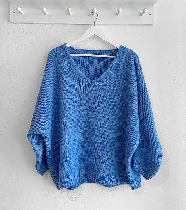 Jessie Mohair Jumper- Cornflower Blue