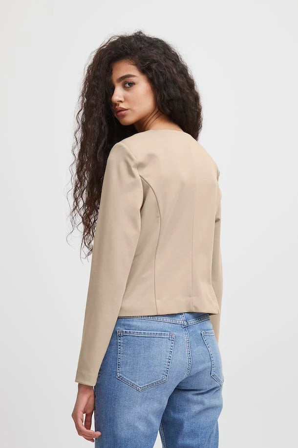 ICHI Kate Short Jacket Natural