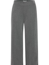 Load image into Gallery viewer, ICHI Kate Pique Cotton Blend Trousers - Black