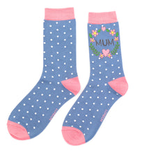 Load image into Gallery viewer, Miss Sparrow Bamboo Mum Floral Wreath Socks