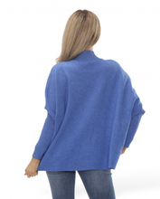 Load image into Gallery viewer, Lara Turtle Neck Batwing Jumper - Cornflower Blue
