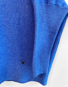 Lara Turtle Neck Batwing Jumper - Cornflower Blue