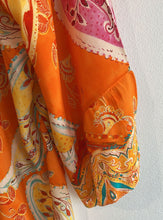 Load image into Gallery viewer, Marianne Paisley Print Short Smock Dress - Orange