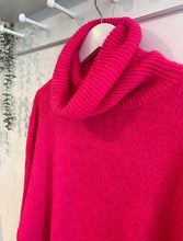 Load image into Gallery viewer, Mia Mohair Roll Neck Jumper - Hot Pink