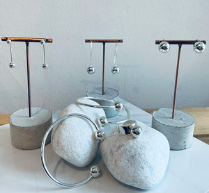 Sterling Silver Ball Hook Earrings