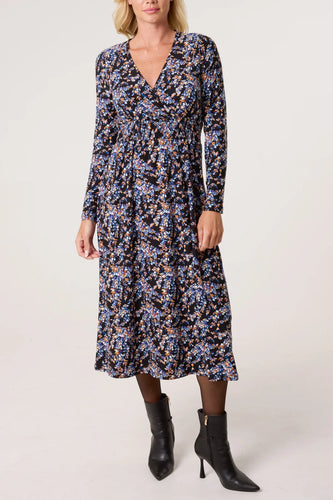 Dana Floral Print Midi Dress