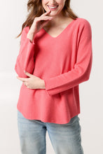 Load image into Gallery viewer, Isabella Soft Knit Jumper - Coral