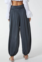 Load image into Gallery viewer, Milano Cotton Harem Trousers - Charcoal