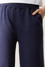Load image into Gallery viewer, Greta Wide Leg jogger Trousers - Navy