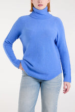 Load image into Gallery viewer, Sofia Soft Knitted Roll Neck Jumper - Powder Blue