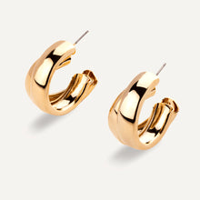 Load image into Gallery viewer, Vivienne Demi Double Hoop Earrings - Gold Plated