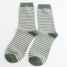 Load image into Gallery viewer, Miss Sparrow Bamboo Simple Stripes - Green