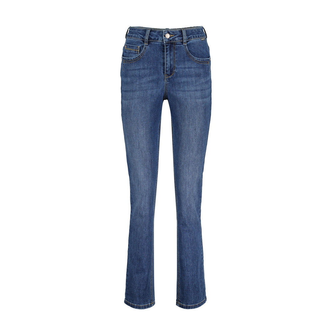 Red Button Kate Denim Jeans - Blue Used Stone
