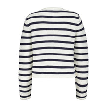 Load image into Gallery viewer, Red Button Danelle Jacket - Navy &amp; White Stripe