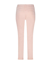 Load image into Gallery viewer, Red Button Tessy Cropped Slubtwill Plain Cotton Trousers - Blush